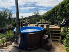 Acrylic Wood fired hot tub