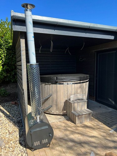 Thermowood fibreglass hot - fibreglass, tub