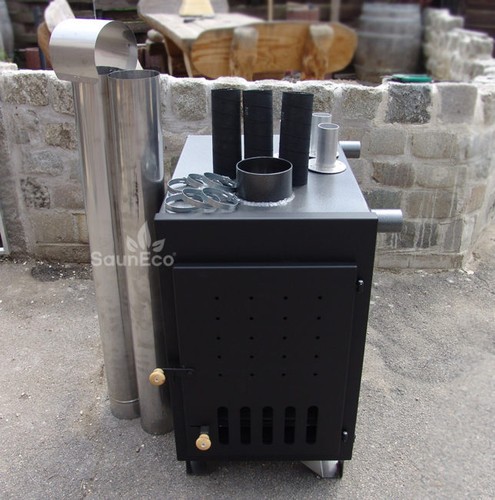 Wood burning hot - burning, stove