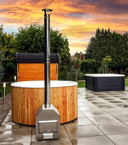 Wood fired hot tub - wood,