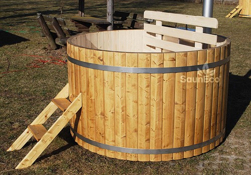 Wooden hot tub - tub, wood
