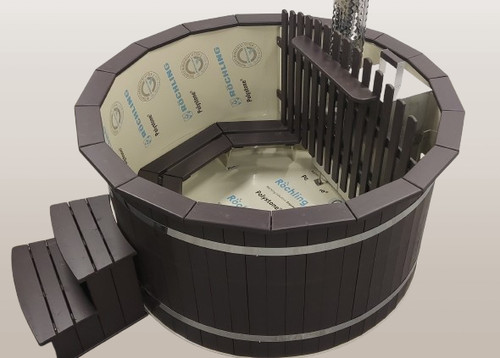 Hot tub ø160cm - plastic, pp