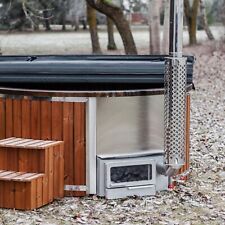 Wood fired hot tub