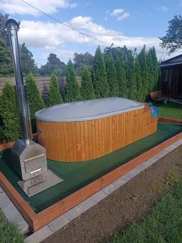 Wood fired hot tub stove - wood,