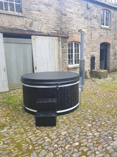 Thermowood fibreglass hot - thermowood, tub